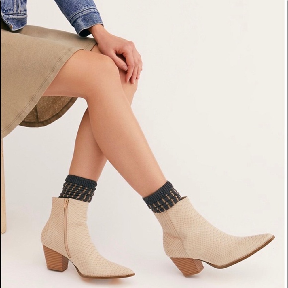 Vegan Going West Boots - COCONUTS by Matisse - US Size 9 in Beige (Free People)